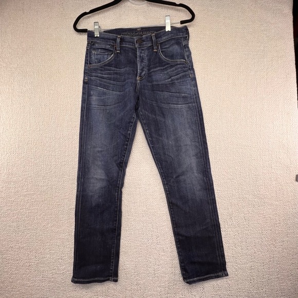 Citizens of Humanity Jeans Womens Denim Blue Straight Leg‎ Size 26 - Picture 2 of 15